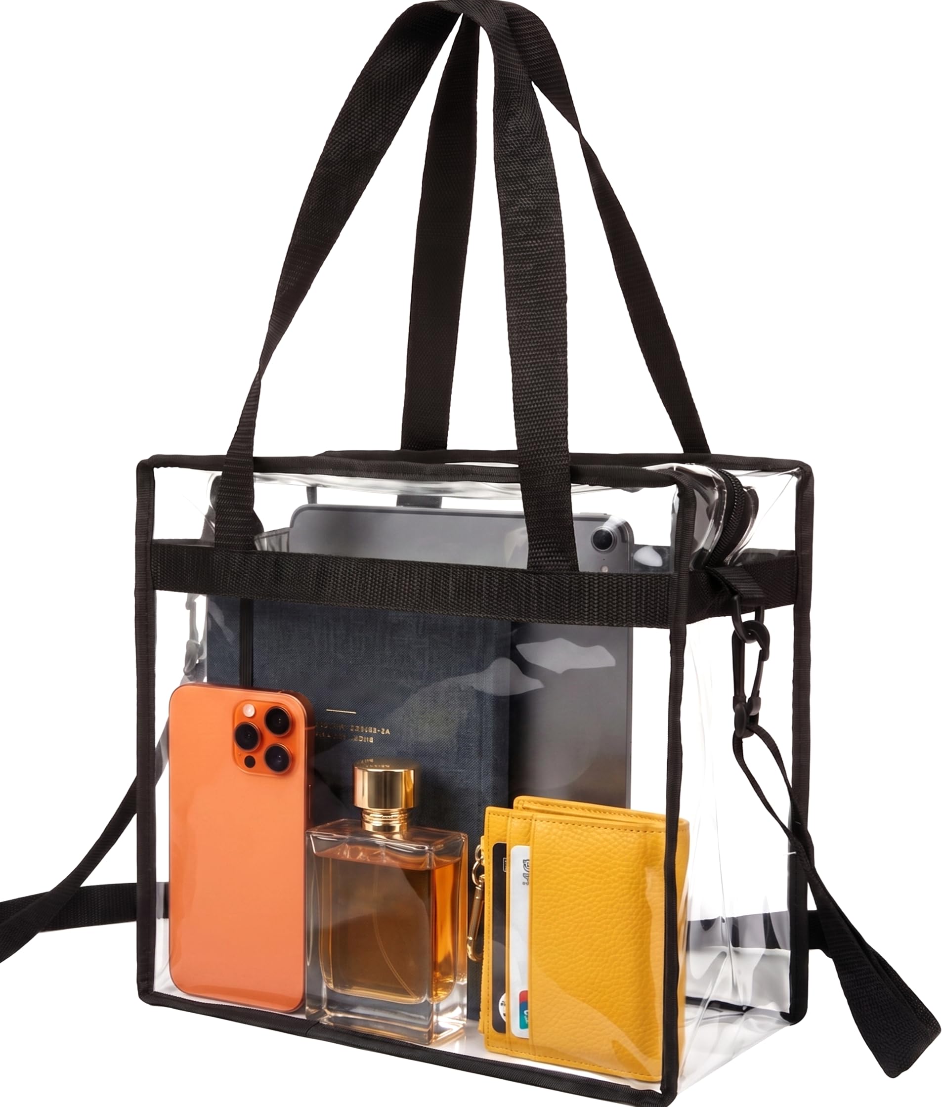 Amazon.com: Handy Laundry Clear Bag 12x6x12 Stadium Approved Tote